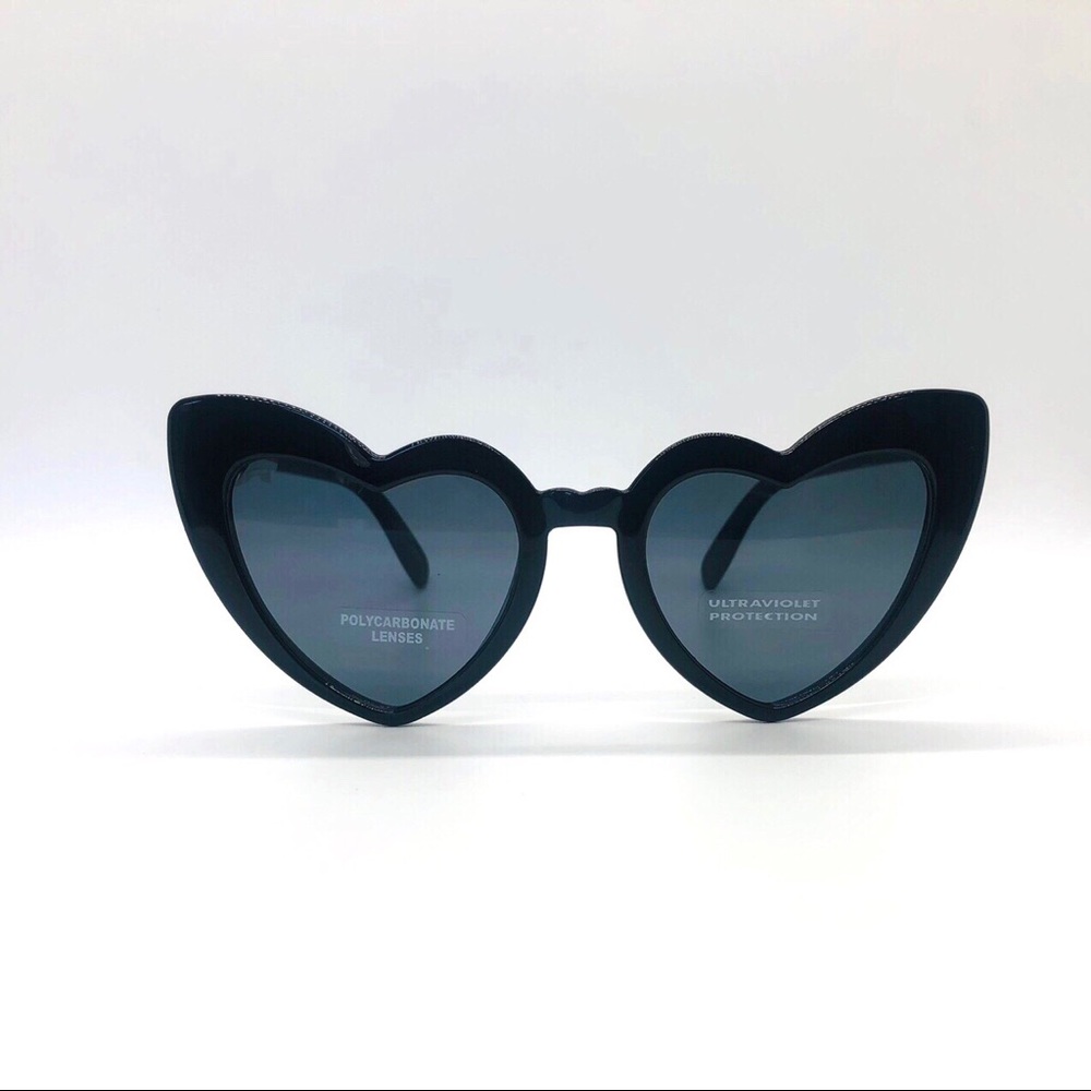 Black Heart Shaped Glasses 🖤